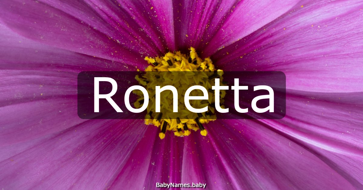 Ronetta