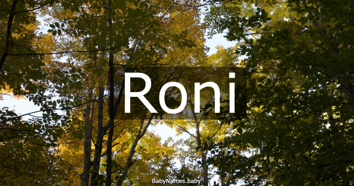 Roni