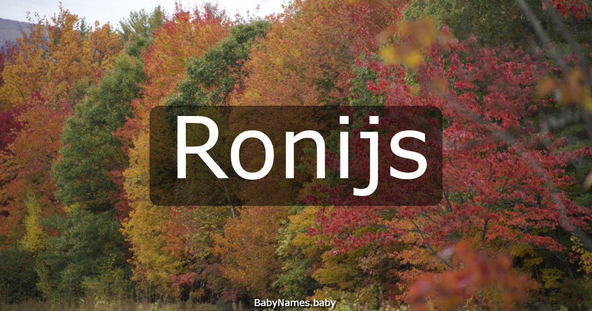 Ronijs