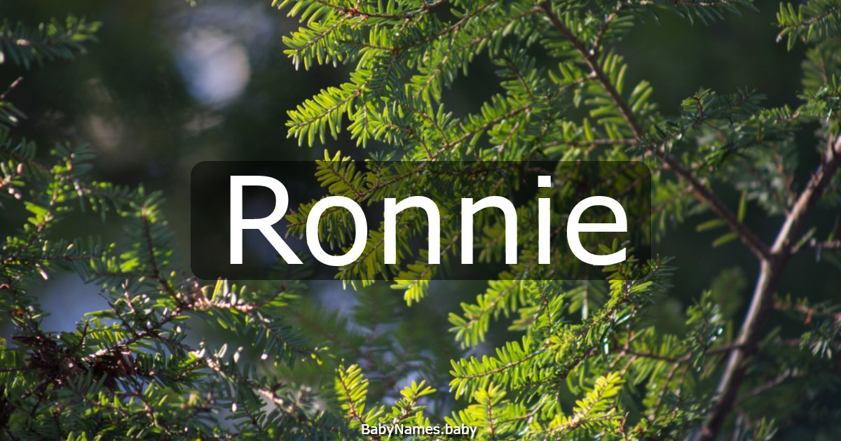 Ronnie