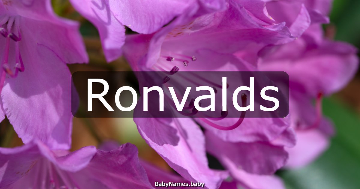 Ronvalds