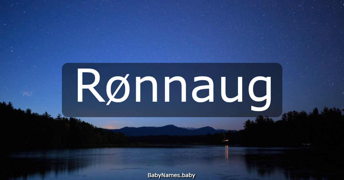 Rønnaug