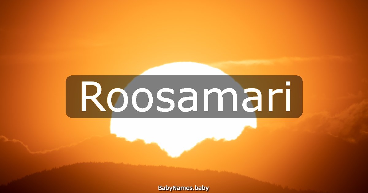 Roosamari