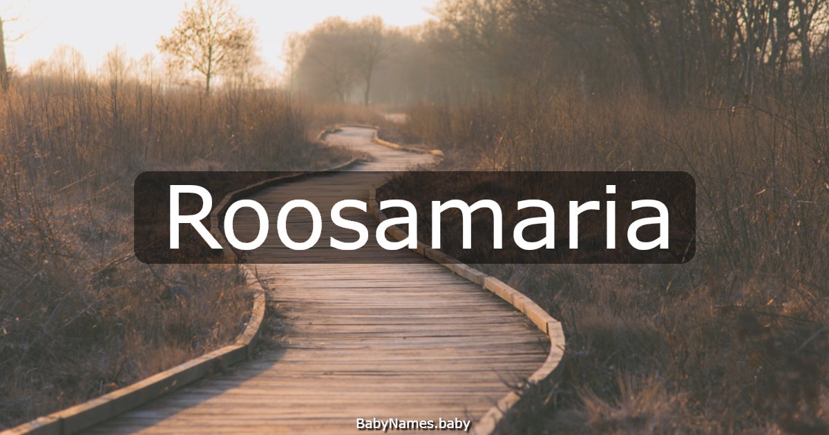 Roosamaria