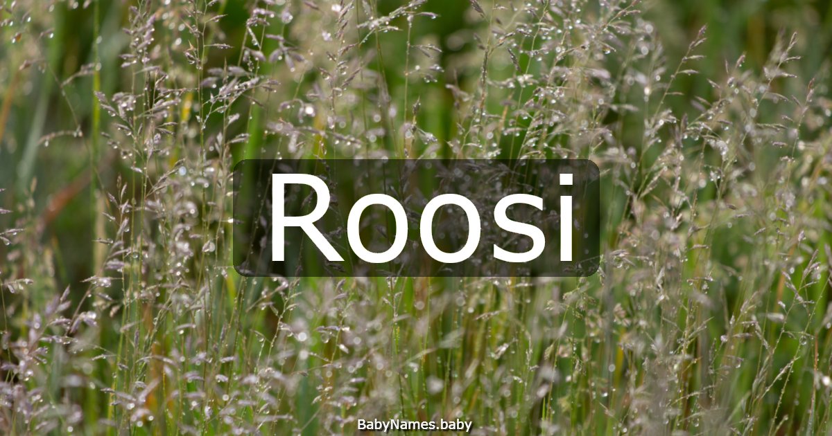 Roosi