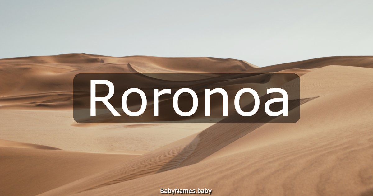 Roronoa