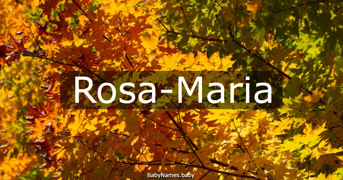 Rosa-Maria