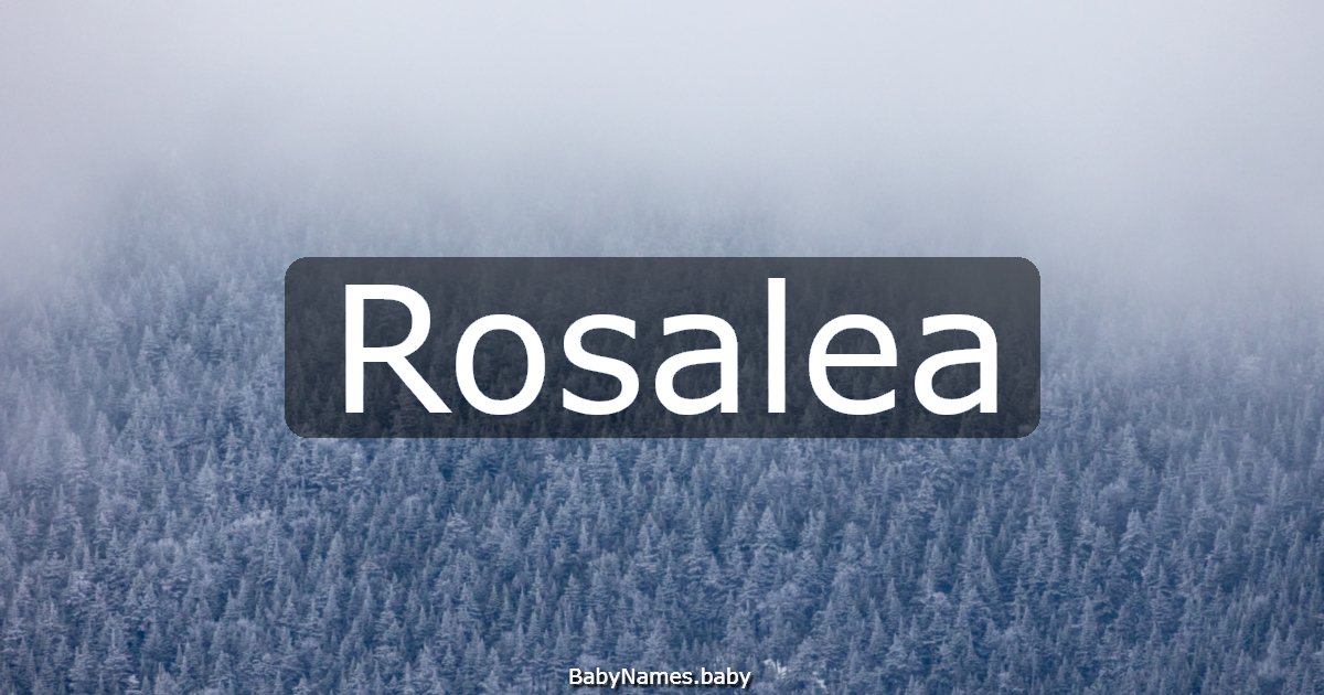 Rosalea