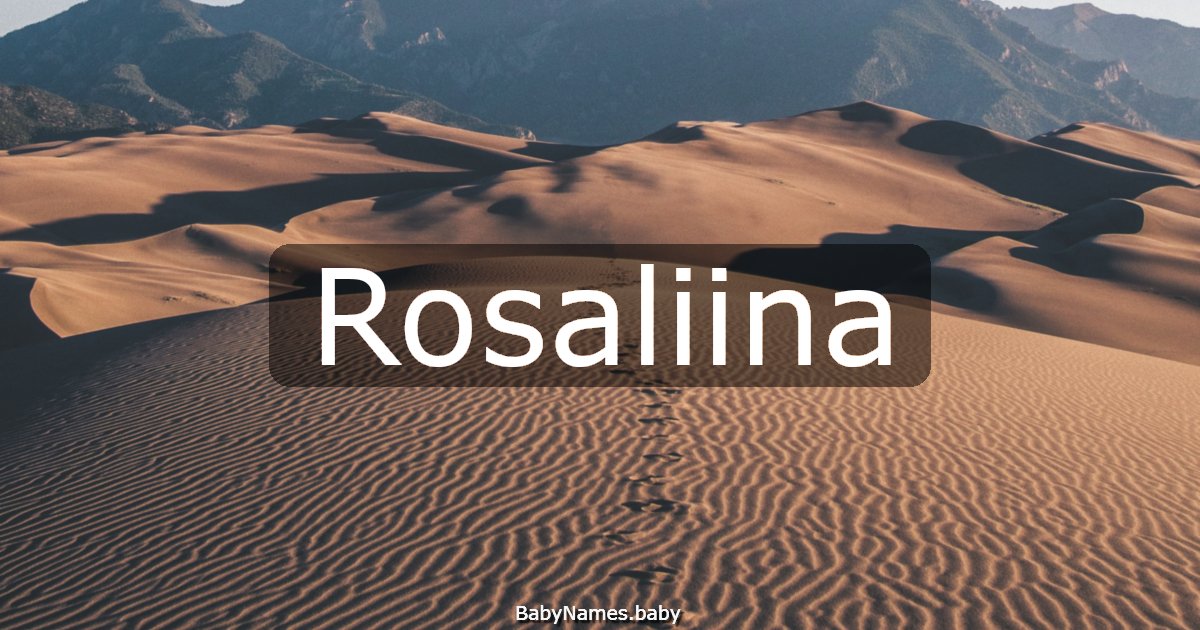 Rosaliina