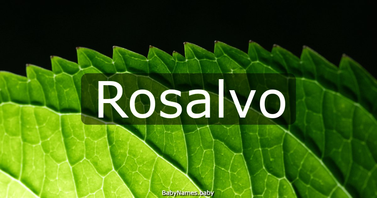 Rosalvo