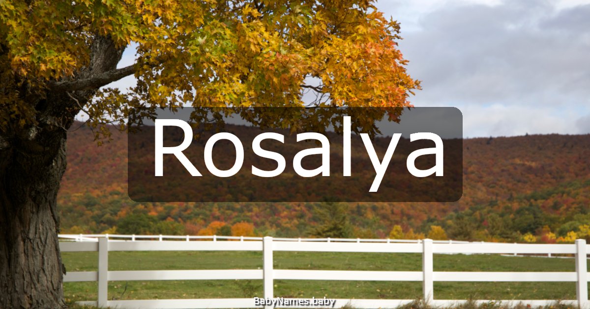 Rosalya