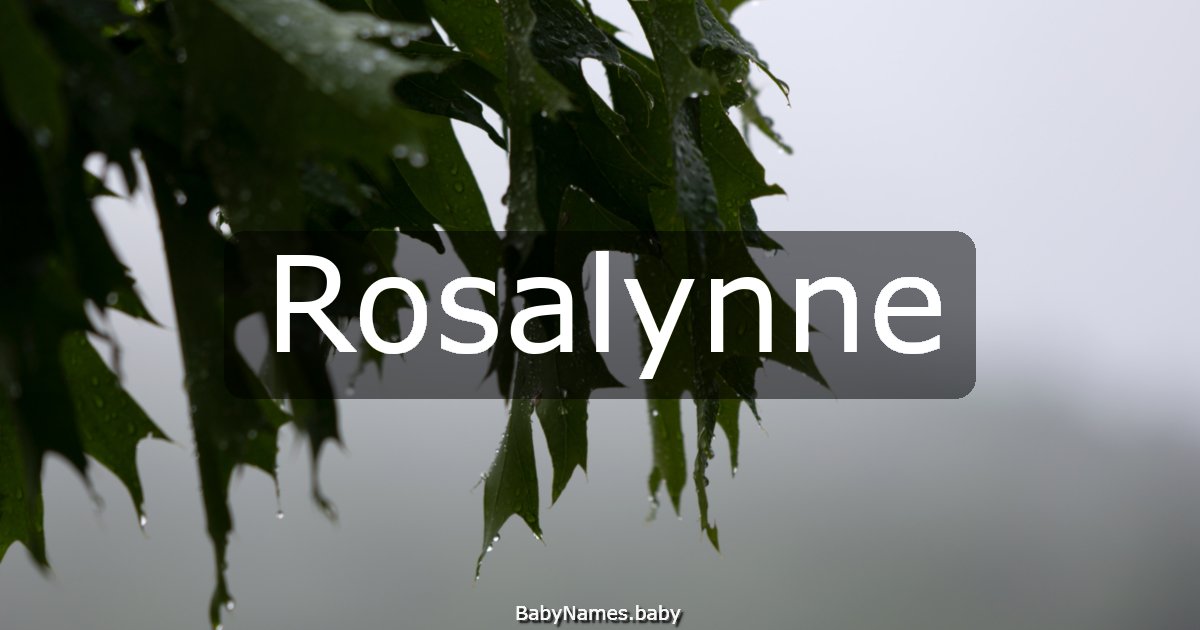 Rosalynne