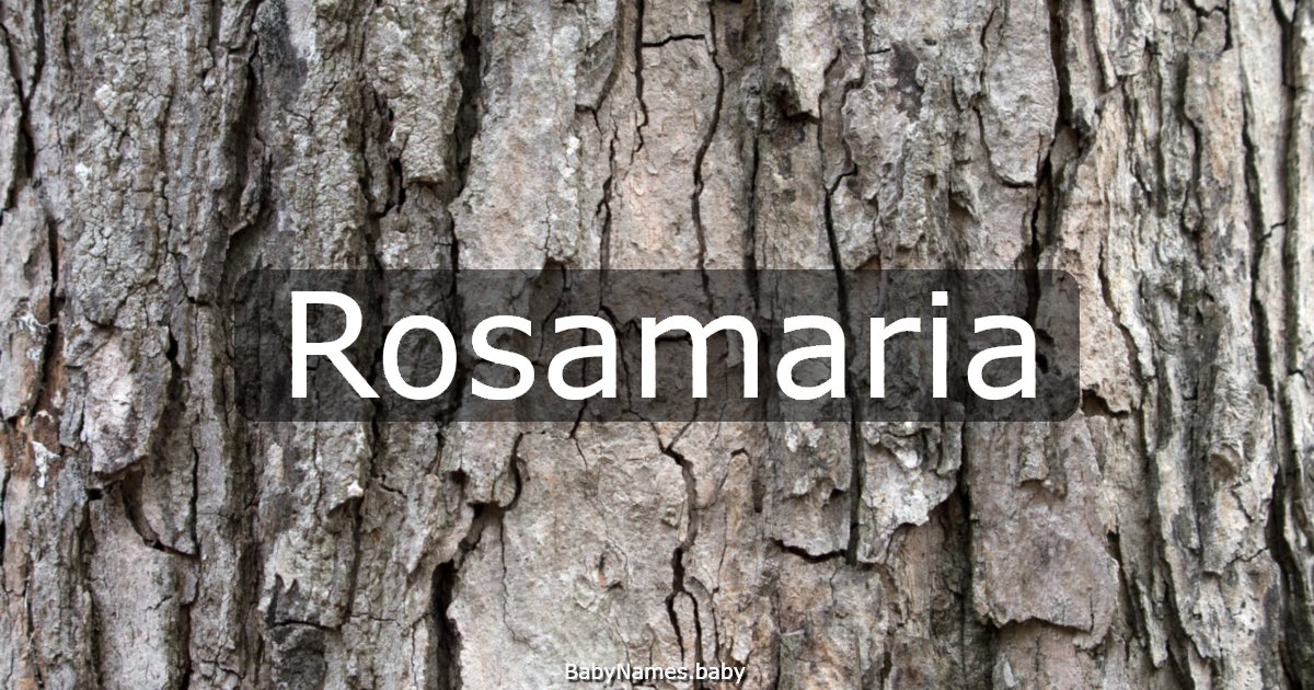 Rosamaria