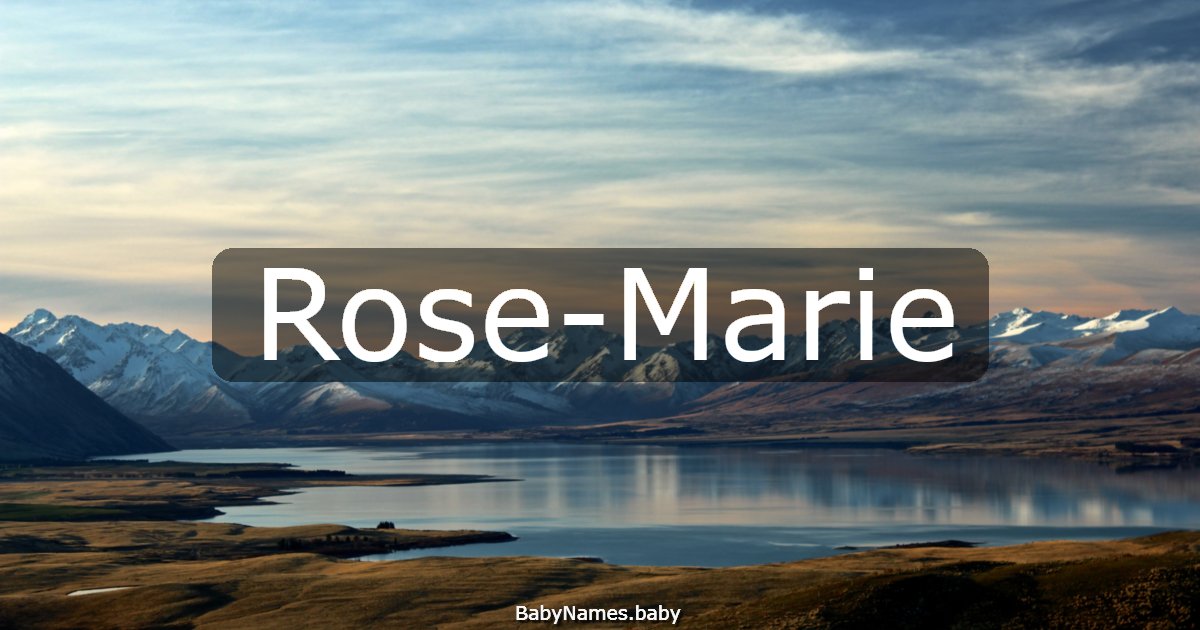 Rose-Marie