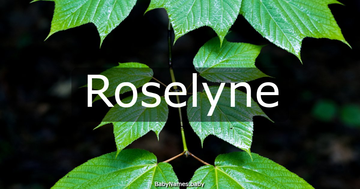 Roselyne