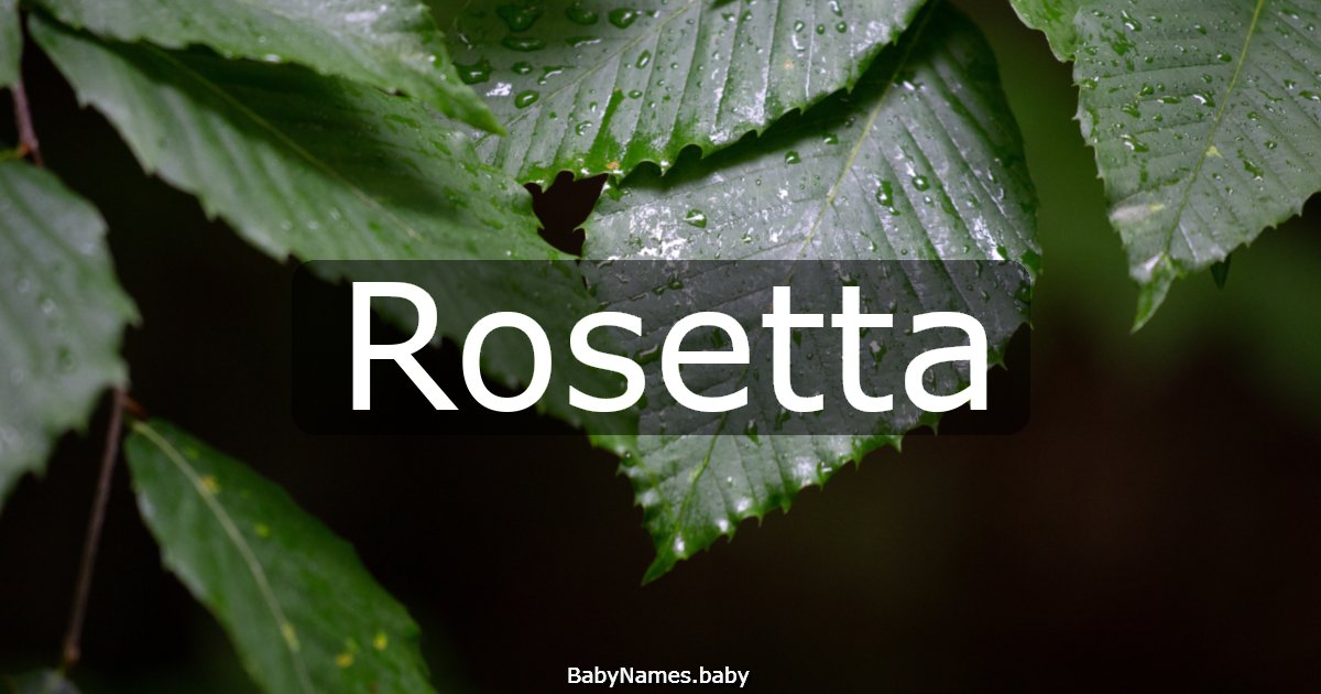 Rosetta