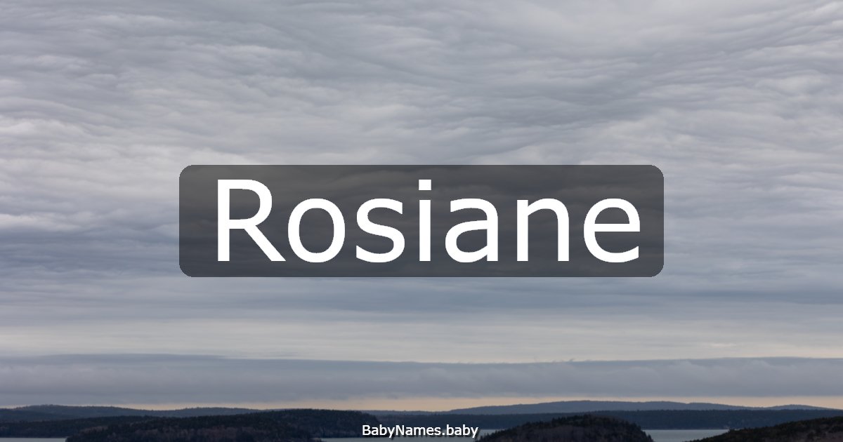 Rosiane