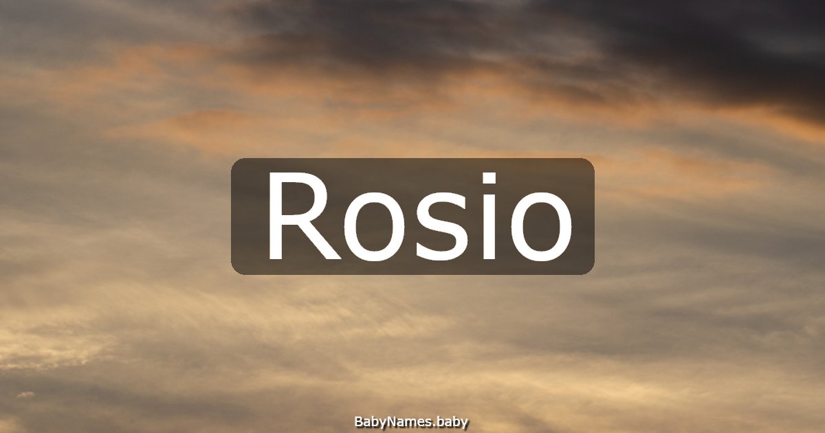 Rosio