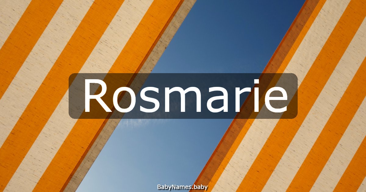 Rosmarie