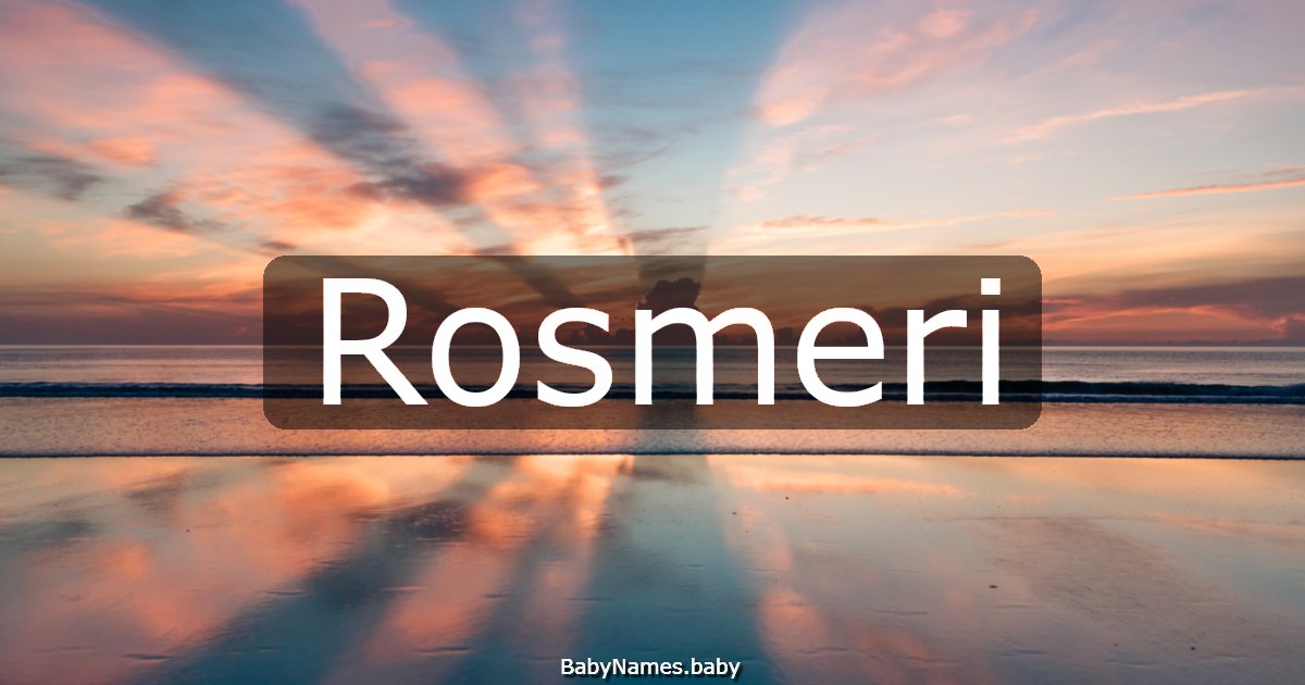 Rosmeri