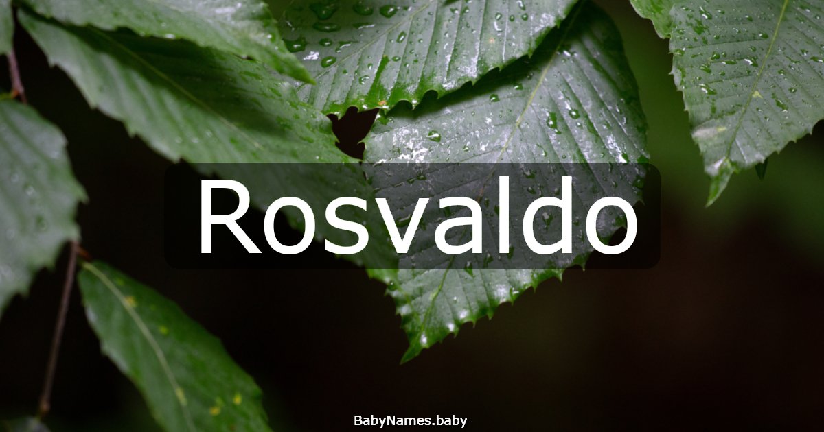 Rosvaldo