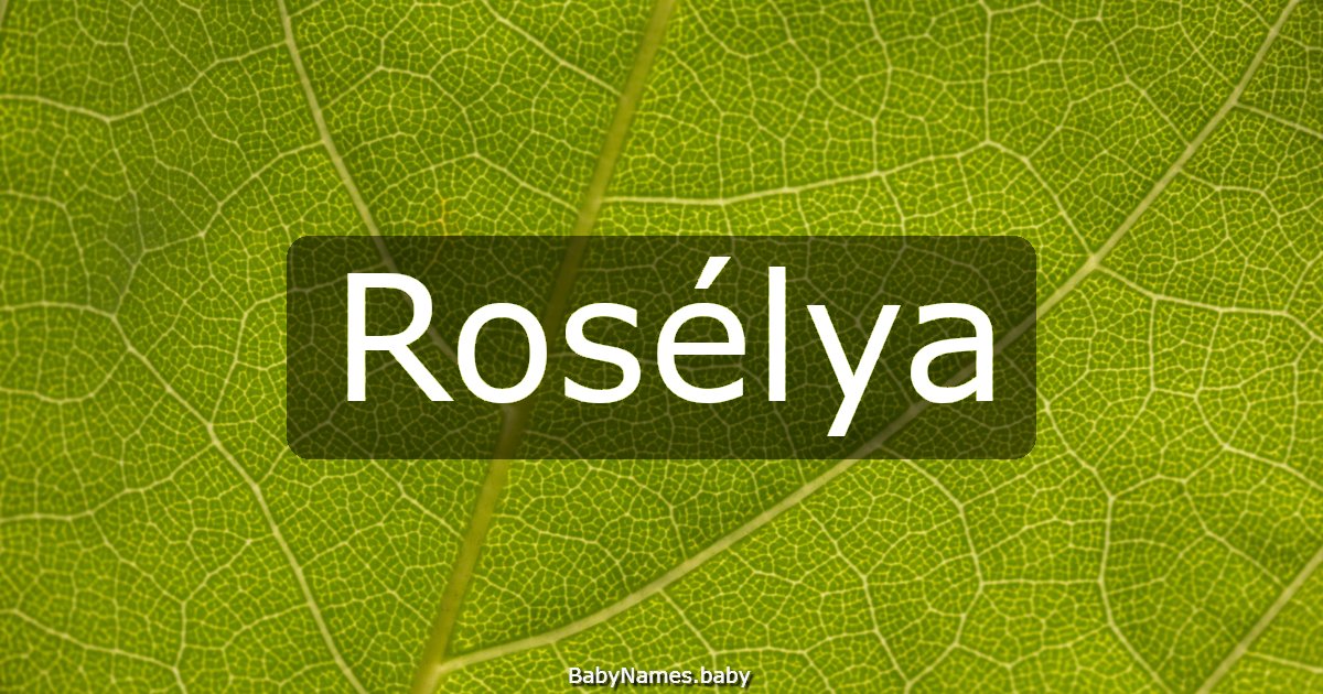 Rosélya