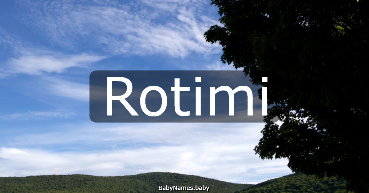 Rotimi