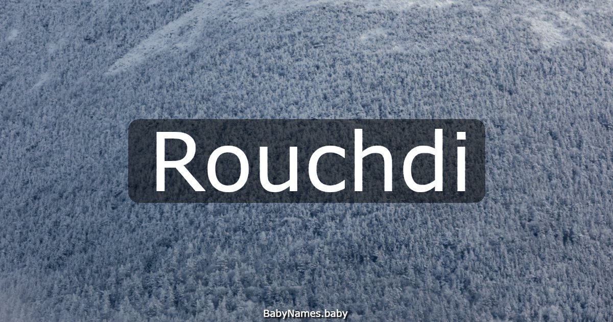 Rouchdi