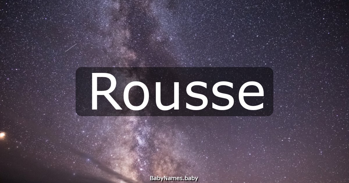 Rousse