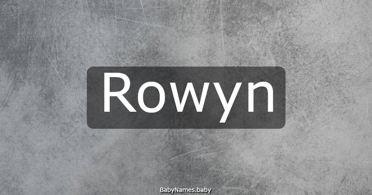 Rowyn