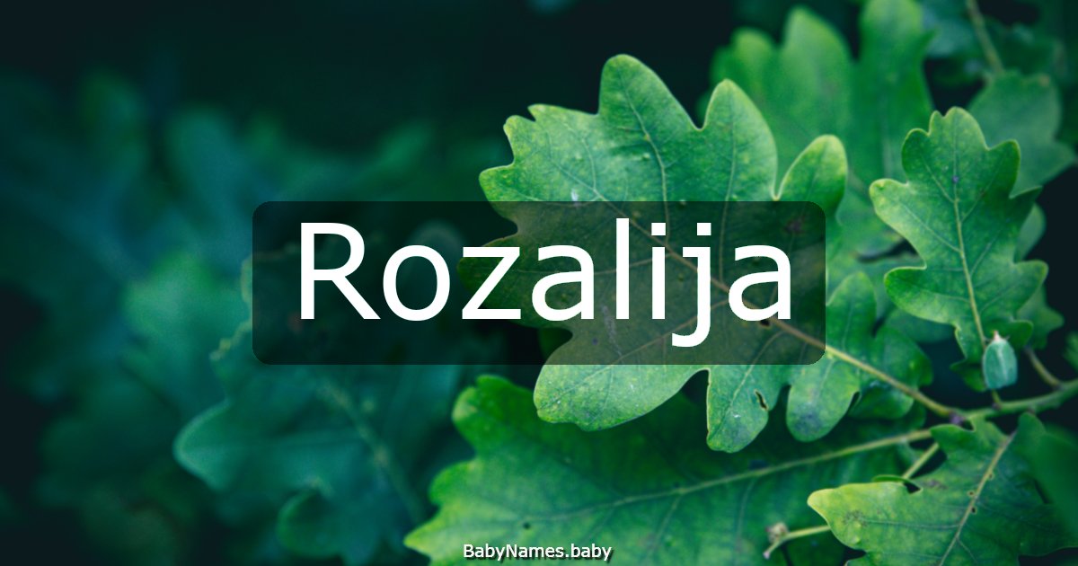 Rozalija