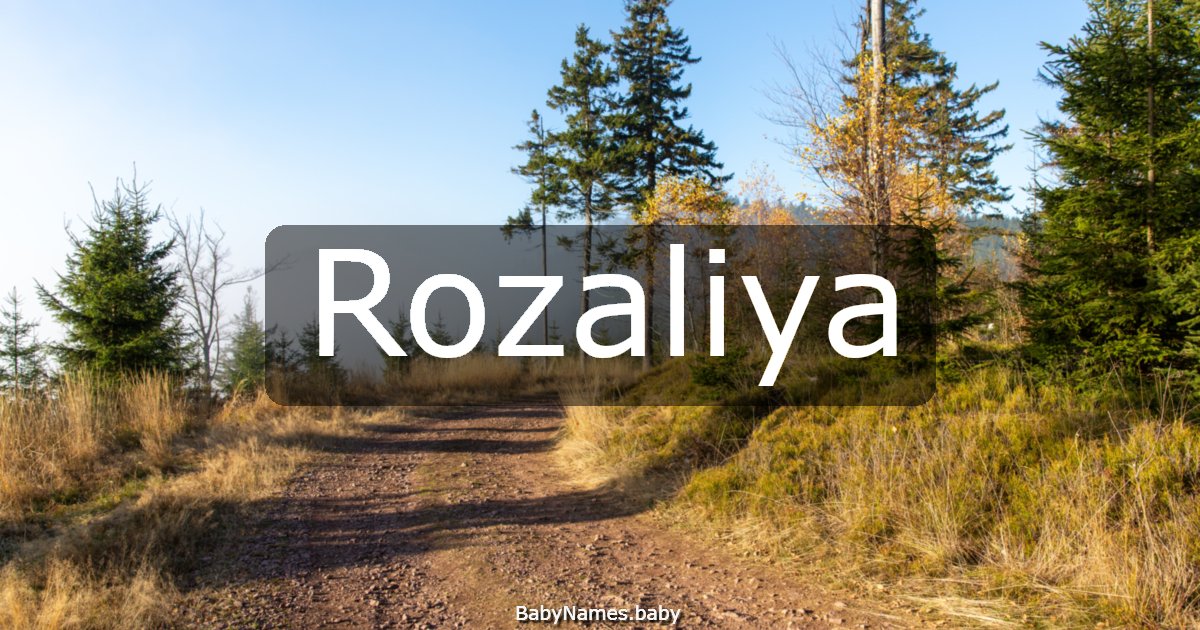 Rozaliya