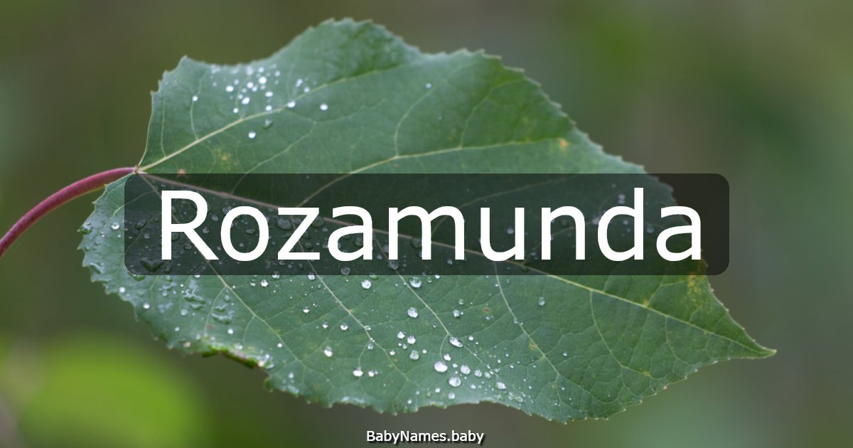 Rozamunda