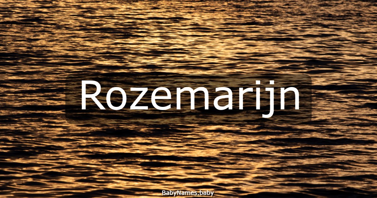 Rozemarijn