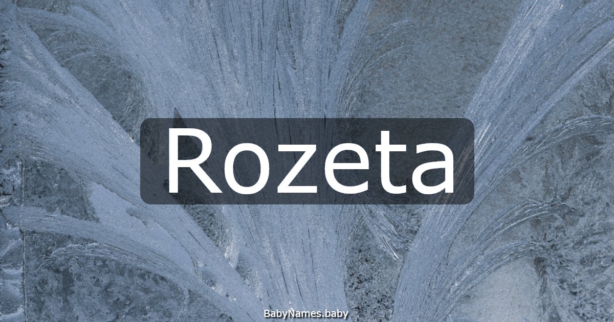 Rozeta