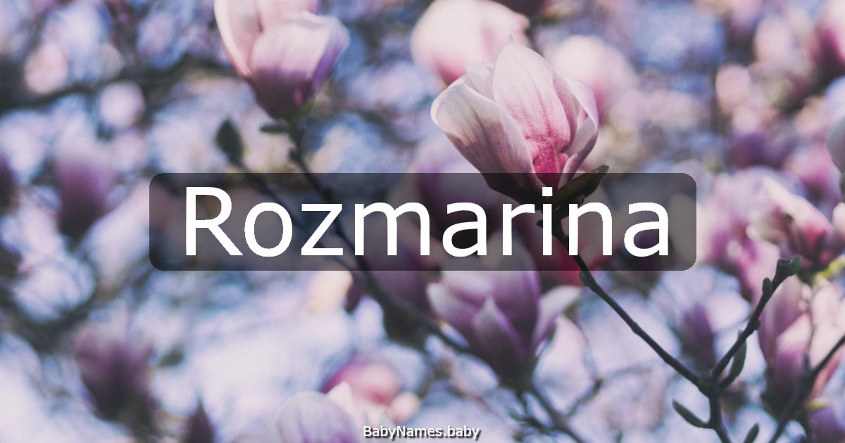 Rozmarina
