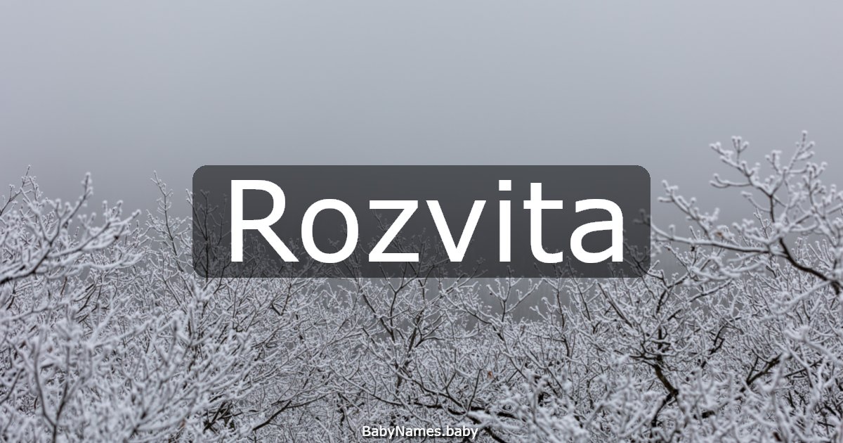 Rozvita