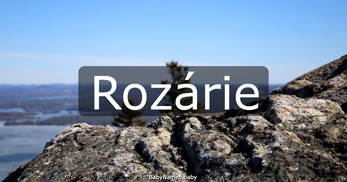 Rozárie