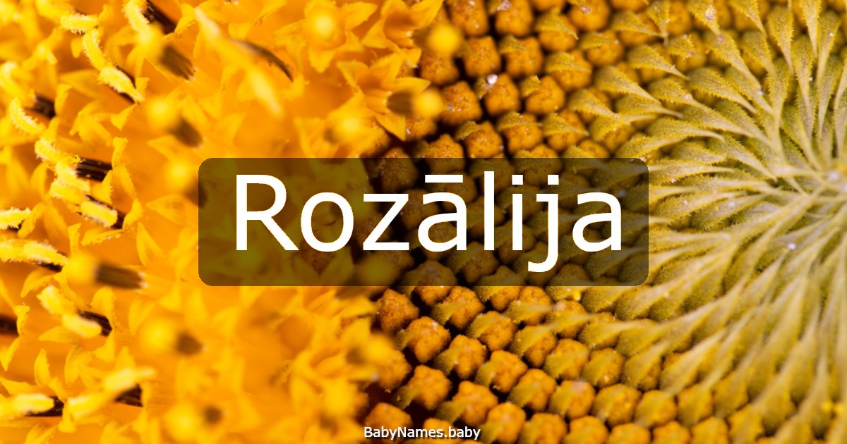 Rozālija