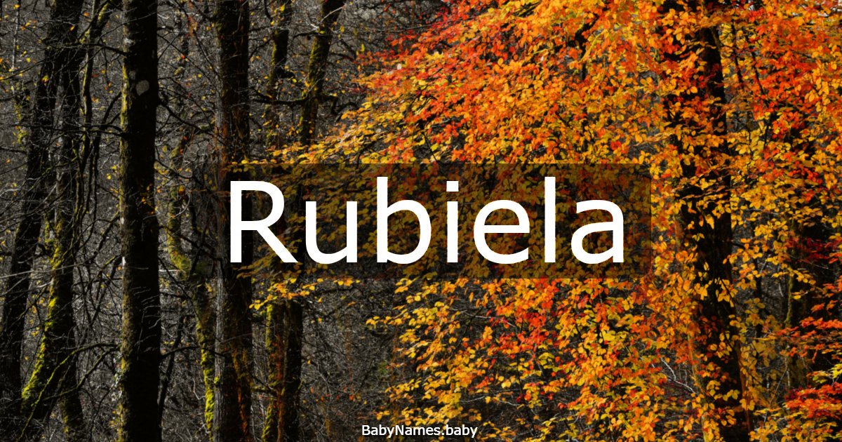 Rubiela