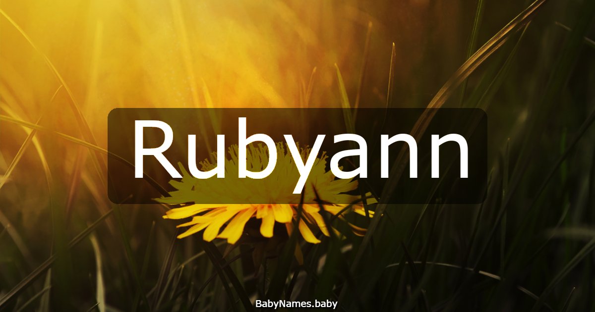 Rubyann