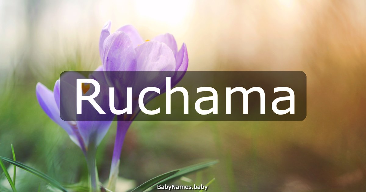 Ruchama