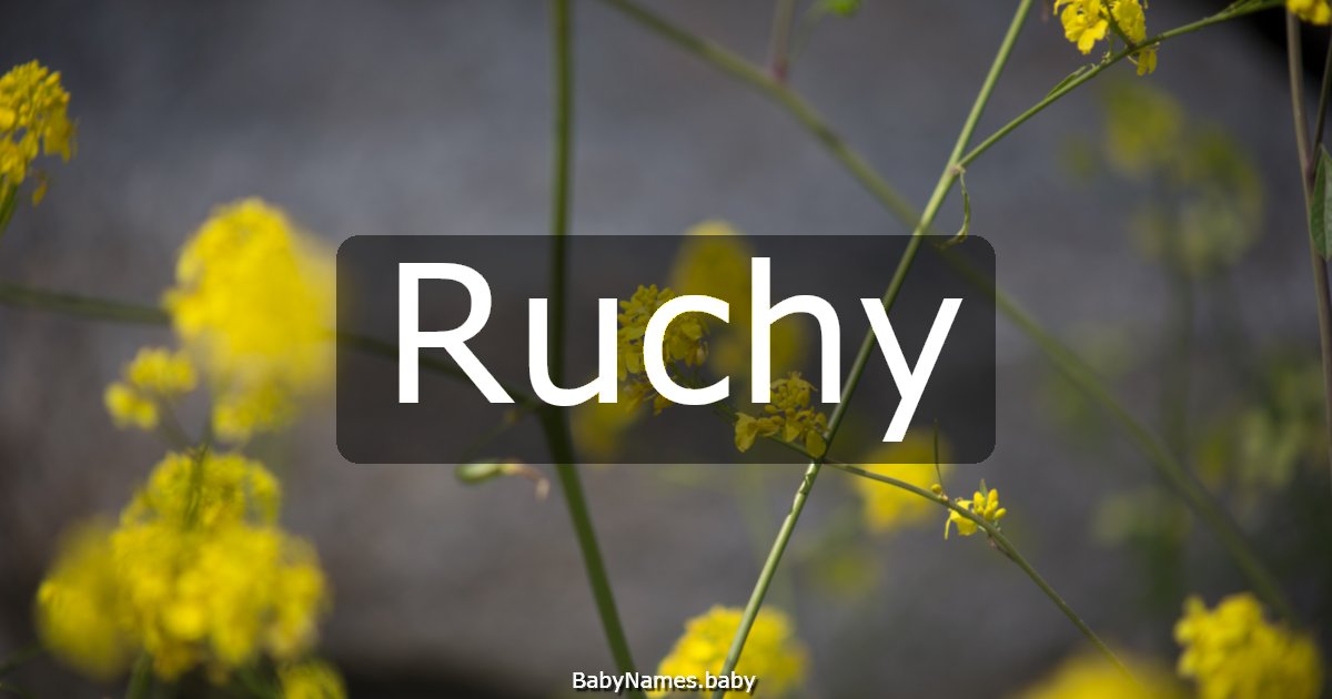 Ruchy