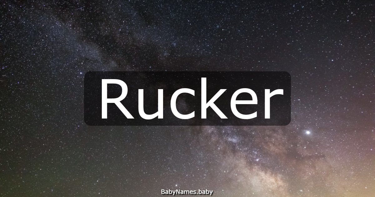 Rucker