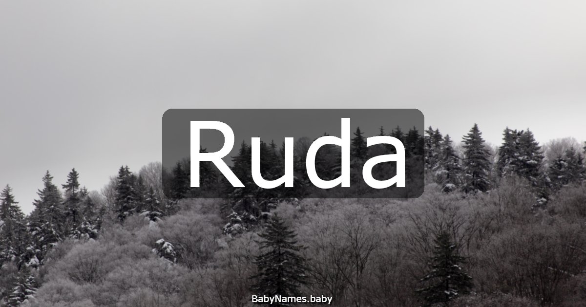 Ruda