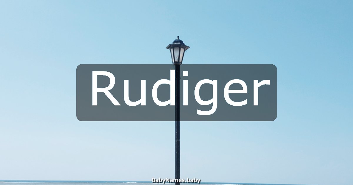 Rudiger