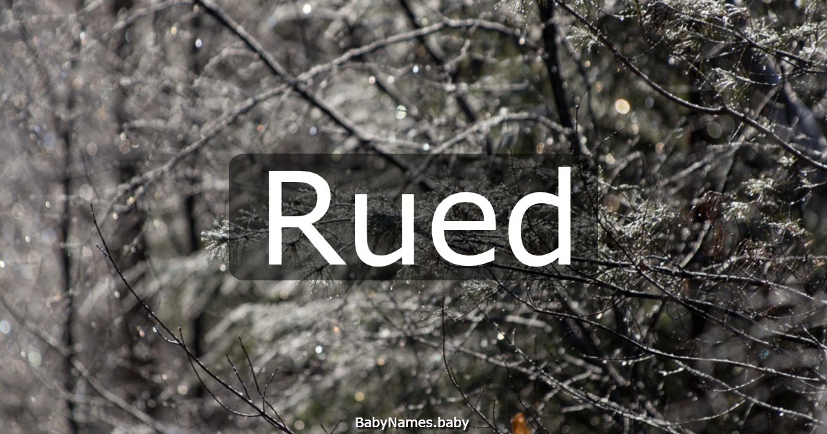 Rued