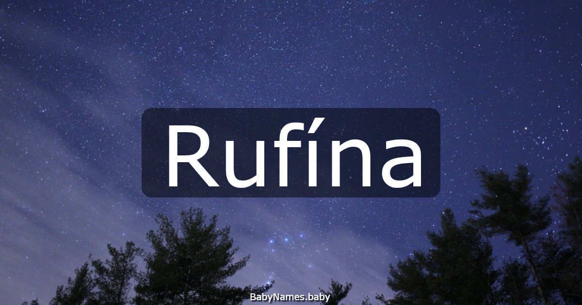 Rufína