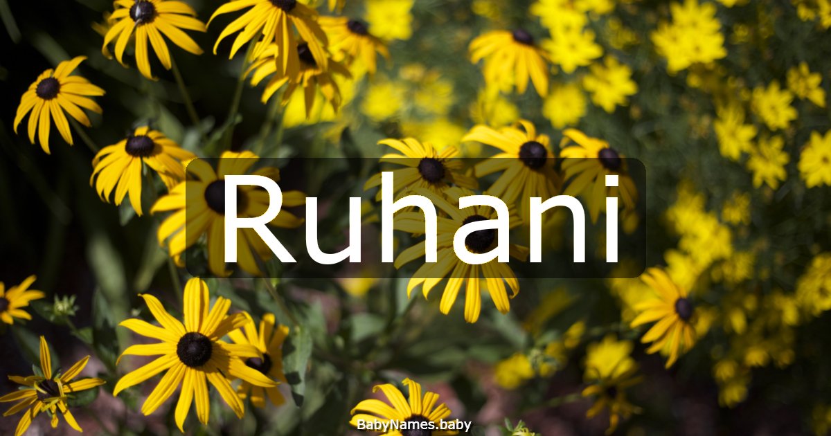 Ruhani
