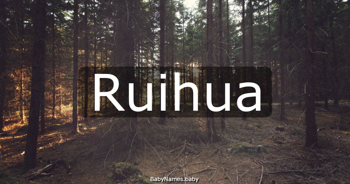 Ruihua